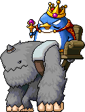 Grey Yeti and King Pepe
