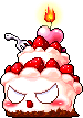 Angry Strawberry Cake